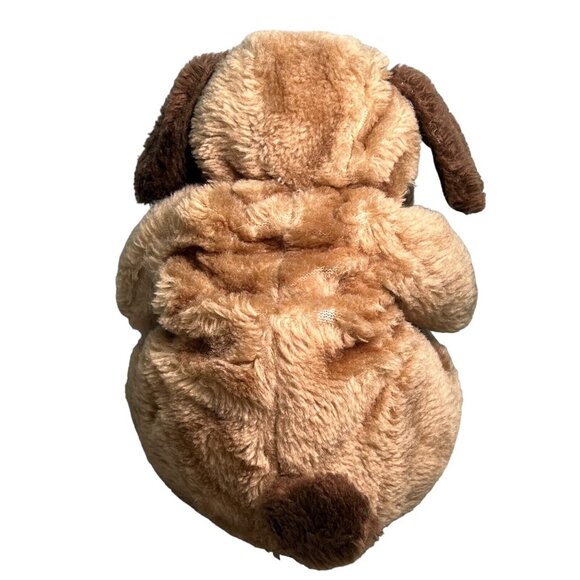 Vintage 1986 Hush Puppy Raffoler Dog Plush Stuffed Animal Brown Wrinkles 8" - Picture 5 of 9